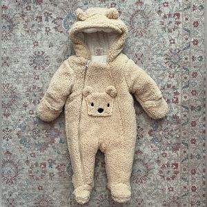 First Wish Baby One Piece Winter Hoodie